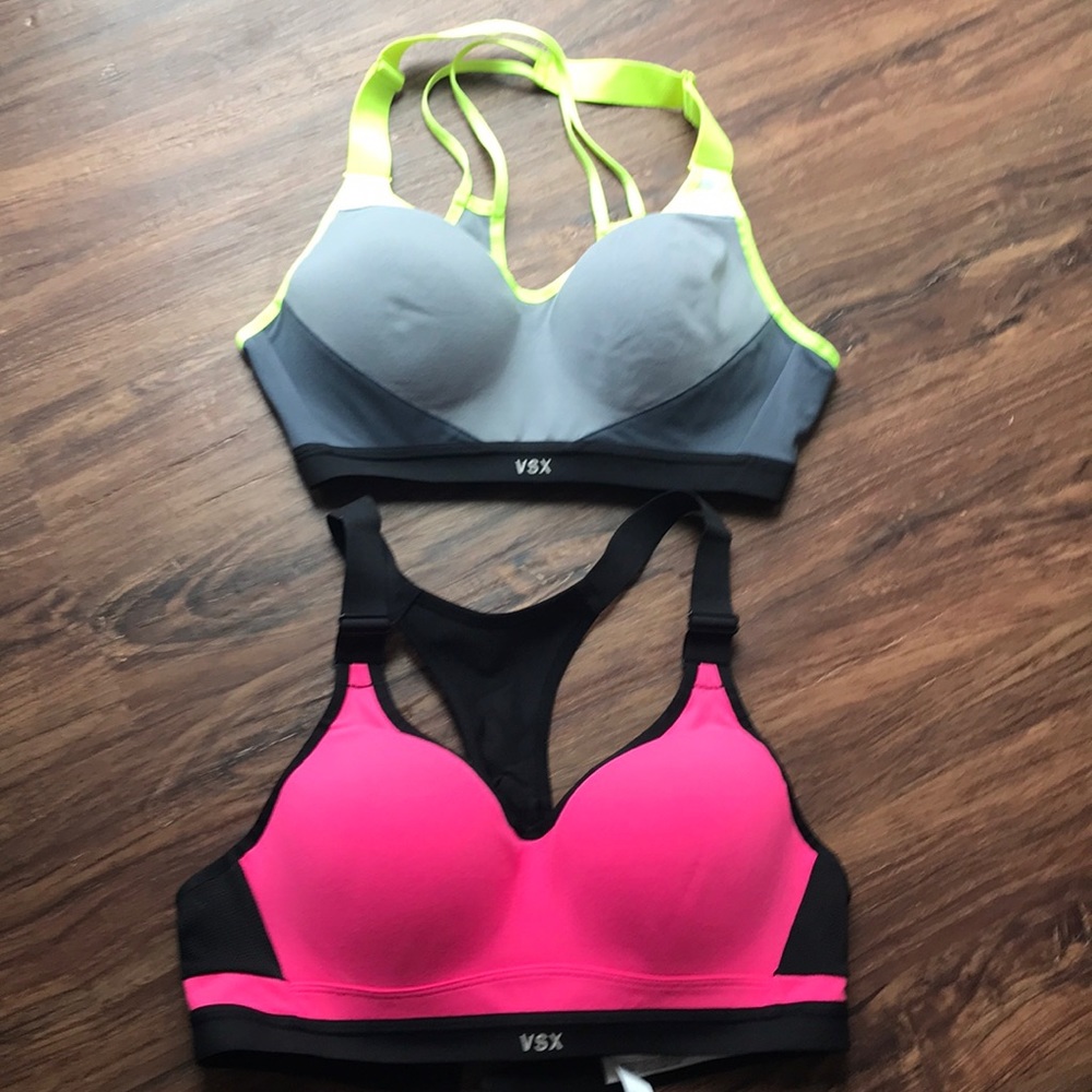 Two Victoria Secret Sports Bras